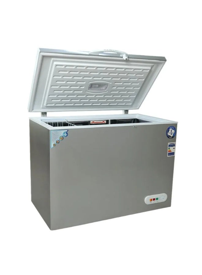 ALASKA W.Alaska Chest Deep Freezer, Defrost, Without Drawers, 310 Liters, Silver - CH300 - Image 1